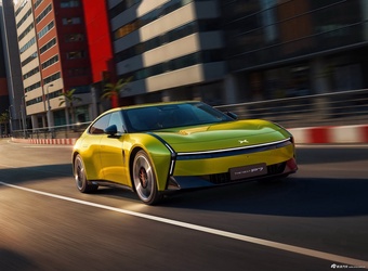 2025款小鹏P7 四驱 律动黄 官图