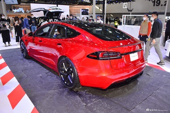 2022广州车展实拍：特斯拉Model S Plaid