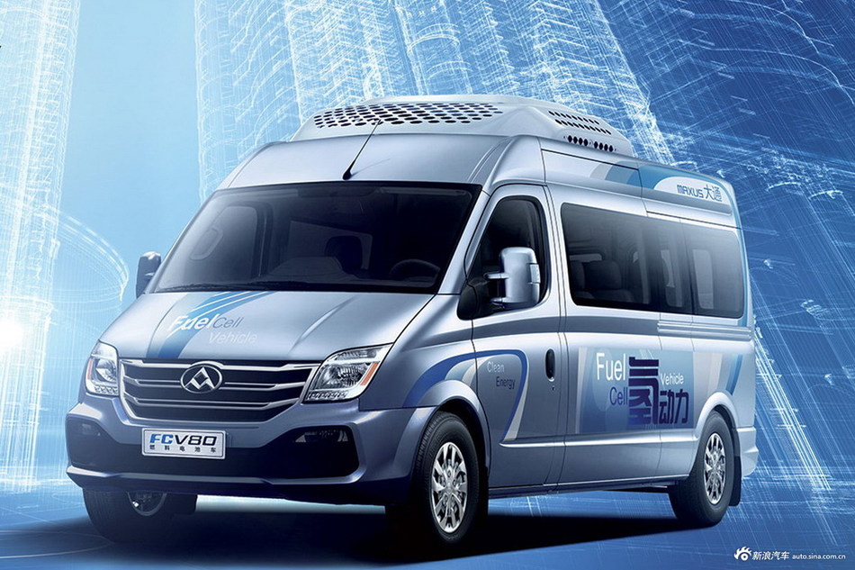 【上汽大通maxus2019款上汽maxu ev80纯电动城市物流车van长轴高顶2-3